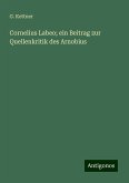 Cornelius Labeo; ein Beitrag zur Quellenkritik des Arnobius Cornelius Labeo; ein Beitrag zur Quellenkritik des Arnobius