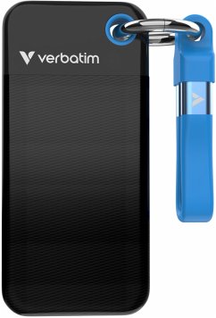 Cover Verbatim Pocket SSD USB 3.2 1TB Black/Blue 32191