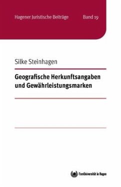 Cover Geografische Herkunftsangaben und Gewährleistungsmarken