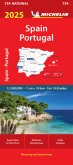 Spain & Portugal 2025 - Michelin National Map 734 Spain & Portugal 2025 - Michelin National Map 734