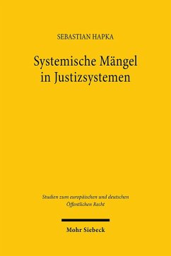 Cover Systemische Mängel in Justizsystemen