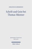 Schrift und Geist bei Thomas Müntzer