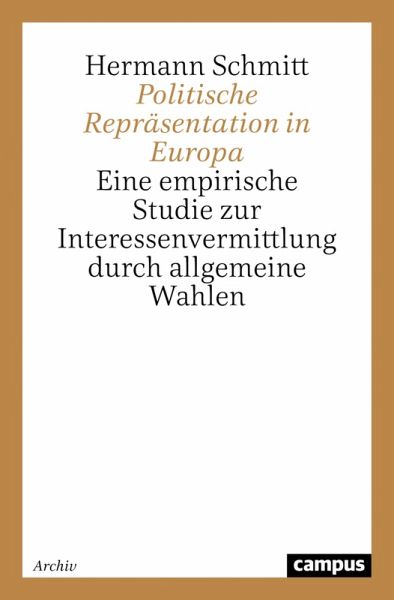 Politische Repräsentation in Europa (eBook, PDF)