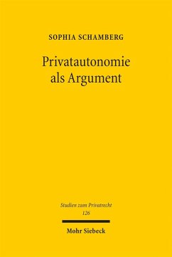 Cover Privatautonomie als Argument