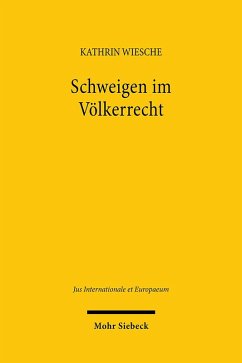 Cover Schweigen im Völkerrecht