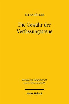 Cover Die Gewähr der Verfassungstreue