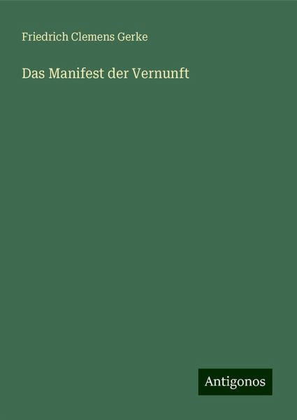 Das Manifest der Vernunft