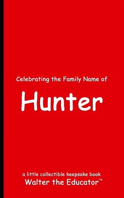 Cover Celebrating the Family Name of Hunter
