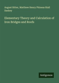Cover Elementary Theory and Calculation of Iron Bridges and Roofs