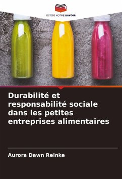 Cover Durabilité et responsabilité sociale dans les petites entreprises alimentaires