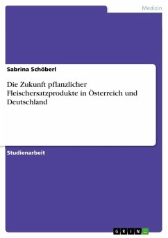 Die Zukunft pflanzlicher Fleischersatzprodukte in Österreich und Deutschland - Schöberl, Sabrina