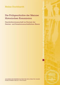 Cover Die Frühgeschichte der Mainzer Historischen Kommission