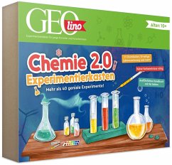 Cover FRANZIS 67212 - GEOlino Chemie 2.0 Experimentierkasten - Mehr als 40 geniale Experimente! Für Kinder ab 10 Jahren