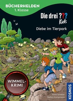 Cover Die drei ??? Kids, Bücherhelden 1. Klasse, Diebe im Tierpark