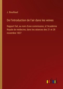 De l'introduction de l'air dans les veines