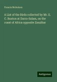 A List of the Birds collected by Mr. E. C. Buxton at Darra-Salam, on the coast of Africa opposite Zanzibar