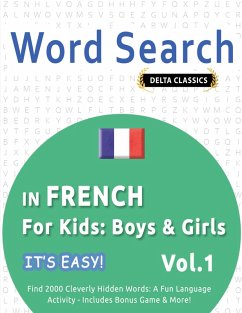 Cover WORD SEARCH IN FRENCH FOR KIDS