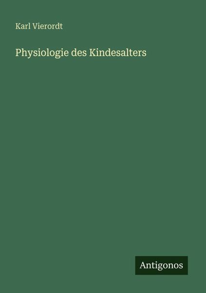 Physiologie des Kindesalters