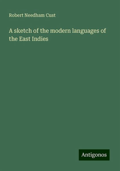 A sketch of the modern languages of the East Indies
