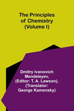 Cover The Principles of Chemistry (Volume I)