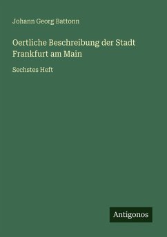 Cover Oertliche Beschreibung der Stadt Frankfurt am Main