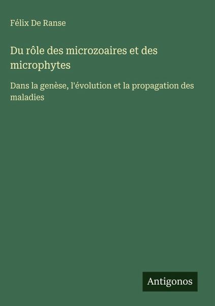 Du rôle des microzoaires et des microphytes Du rôle des microzoaires et des microphytes