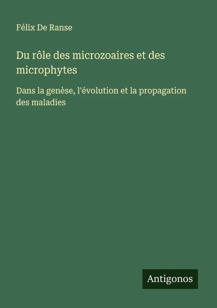 Du rôle des microzoaires et des microphytes Du rôle des microzoaires et des microphytes