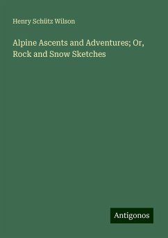 Alpine Ascents and Adventures; Or, Rock and Snow Sketches - Wilson, Henry Schütz
