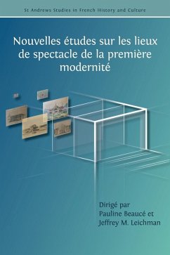 Cover Nouvelles études sur les lieux de spectacle de la première modernité