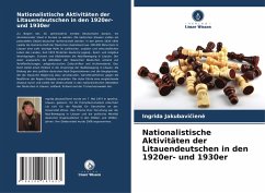 Cover Nationalistische Aktivitäten der Litauendeutschen in den 1920er- und 1930er