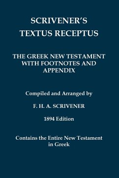 Scrivener's Textus Receptus of 1894 - Beza