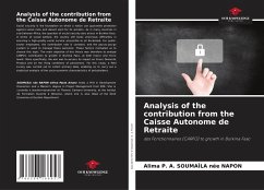 Analysis of the contribution from the Caisse Autonome de Retraite - SOUMAÏLA née NAPON, Alima P. A.