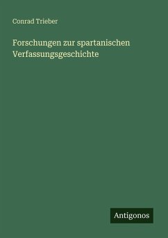 Cover Forschungen zur spartanischen Verfassungsgeschichte