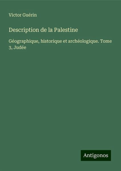 Description de la Palestine