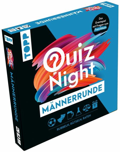 TOPP Quiznight - Männerrunde: RUBBELN, RÄTSELN, RATEN   (Restauflage)