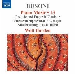 Cover Busoni: Klaviermusik,Vol. 13