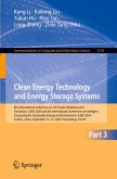 Clean Energy Technology and Energy Storage Systems Clean Energy Technology and Energy Storage Systems