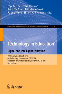 Cover Technology in Education. Digital and Intelligent Education