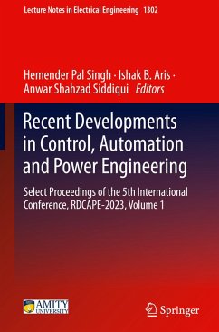Recent Developments in Control, Automation and Power Engineering