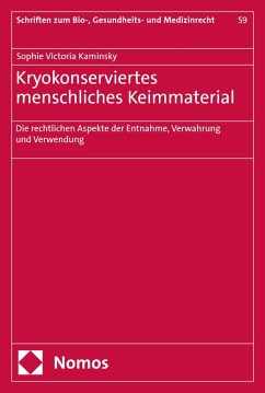 Cover Kryokonserviertes menschliches Keimmaterial (eBook, PDF)