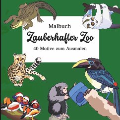 Cover Malbuch Zauberhafter Zoo