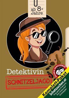 Cover Detektivinnen Schnitzeljagd Schatzsuche Mädchen Kindergeburtstag ab 8 Jahre (Grundschüler)