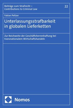 Cover Unterlassungsstrafbarkeit in globalen Lieferketten (eBook, PDF)