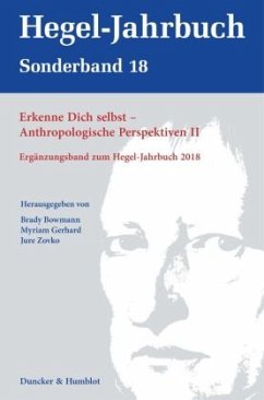 Cover Erkenne Dich selbst - Anthropologische Perspektiven II