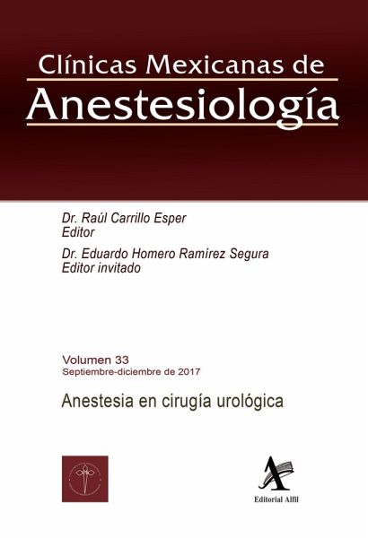 Anestesia en cirugía urológica (eBook, PDF) Anestesia en cirugía urológica (eBook, PDF)