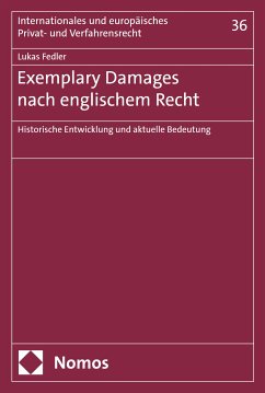 Exemplary Damages nach englischem Recht (eBook, PDF) - Fedler, Lukas