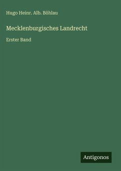 Cover Mecklenburgisches Landrecht