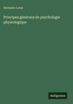 Cover Principes généraux de psychologie physiologique