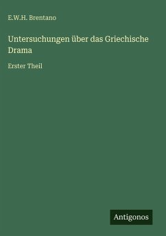 Cover Untersuchungen über das Griechische Drama