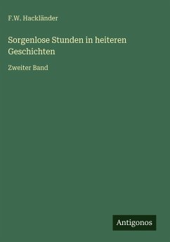 Cover Sorgenlose Stunden in heiteren Geschichten